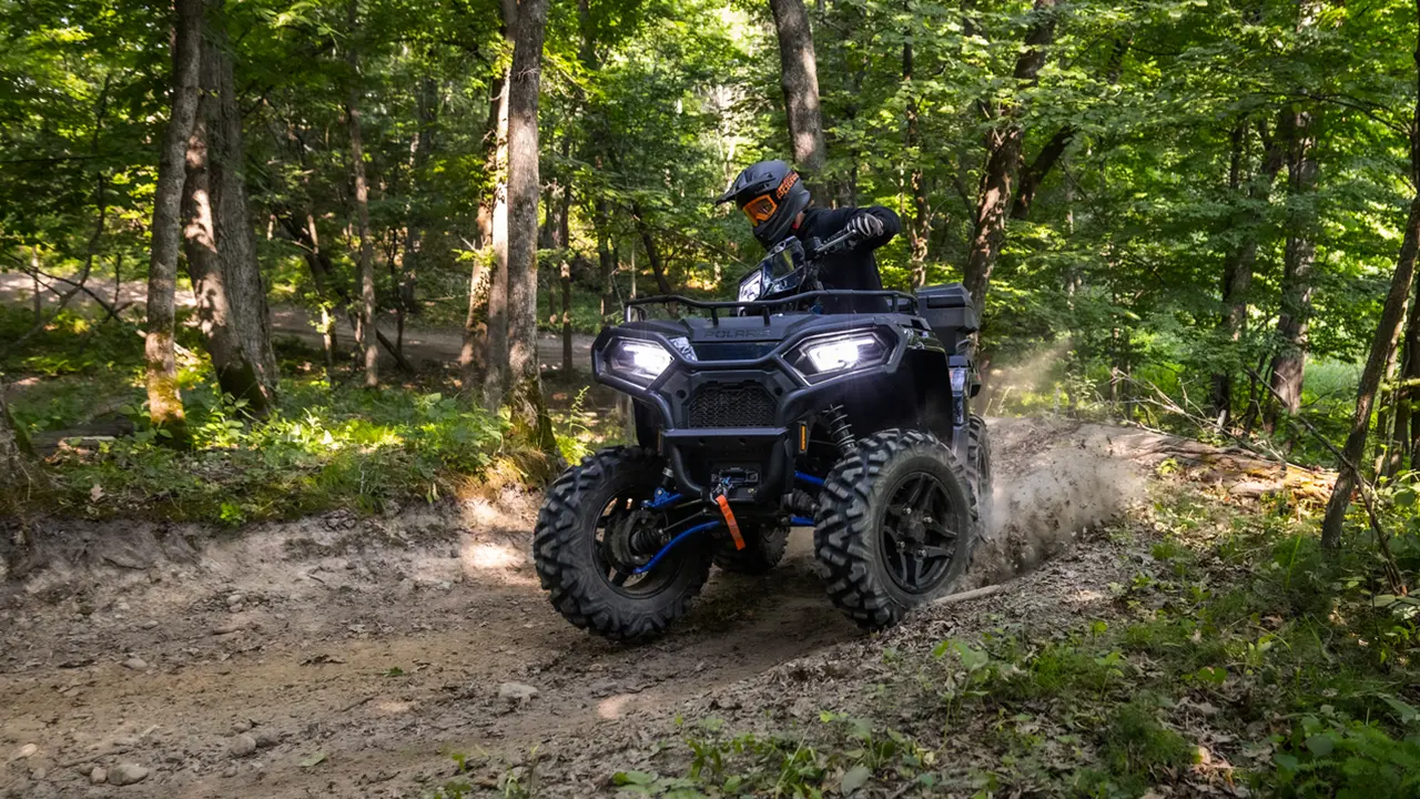 Polaris Sportsman 570 on Boise-area two-track