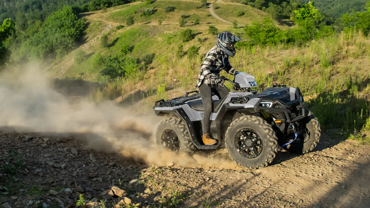 Polaris Sportsman Touring 570 two-up on Treasure Valley trails