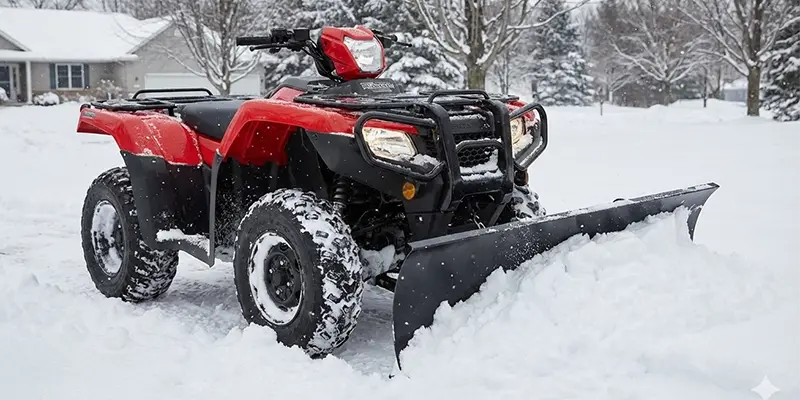 2026 Honda Foreman Rubicon 4x4 with Plow